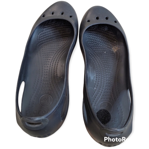 Crocs Kadee Ballet Flats Black 10 - Picture 3 of 8